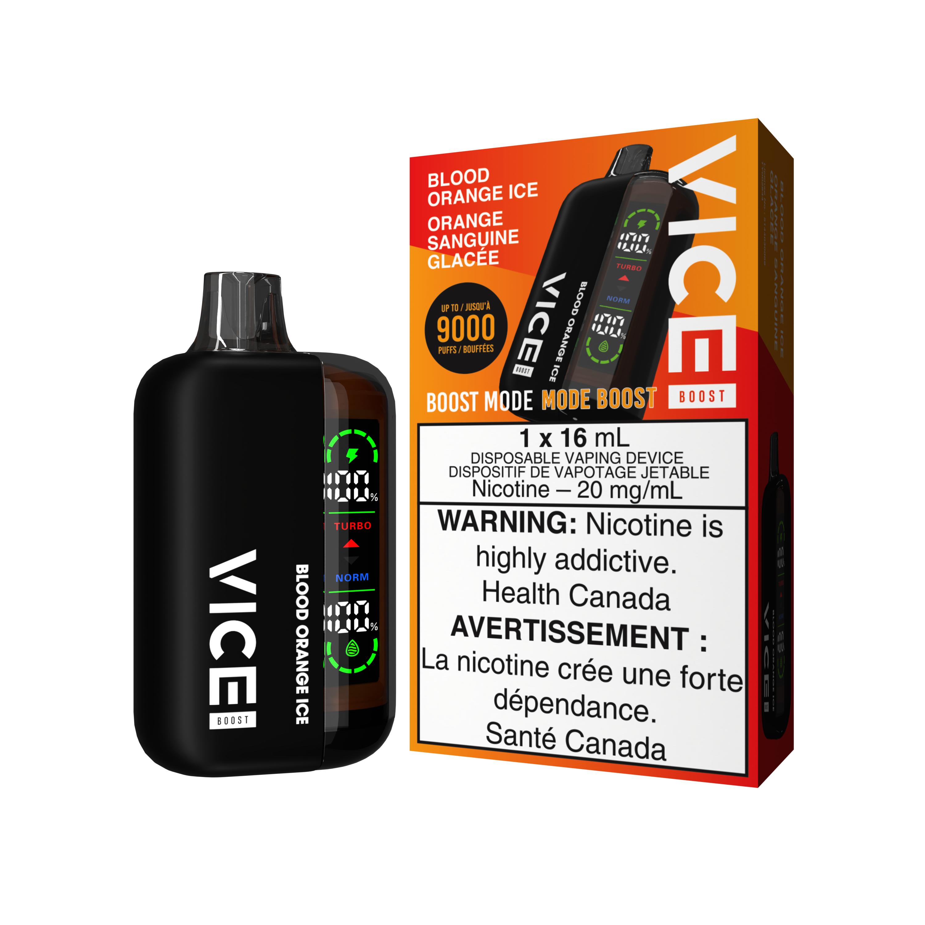 VICE Boost - Disposable E-Cig (PROVINCIAL) (9000 Puffs)