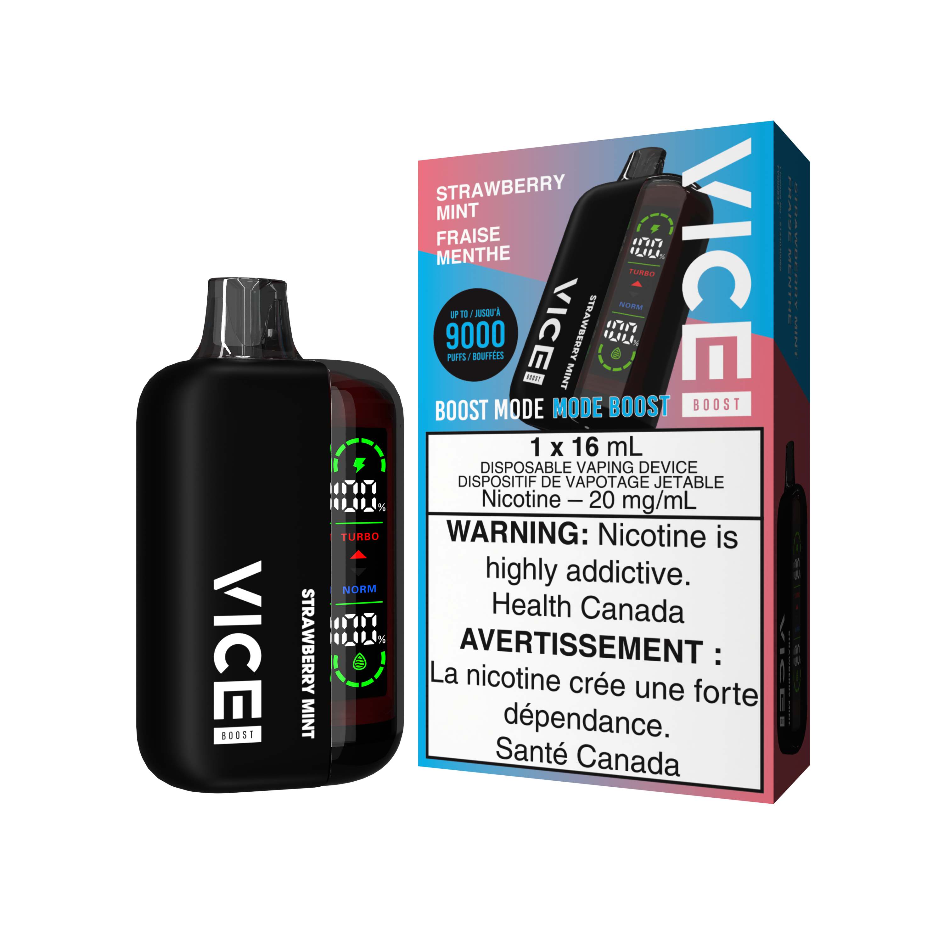 VICE Boost - Disposable E-Cig (PROVINCIAL) (9000 Puffs)