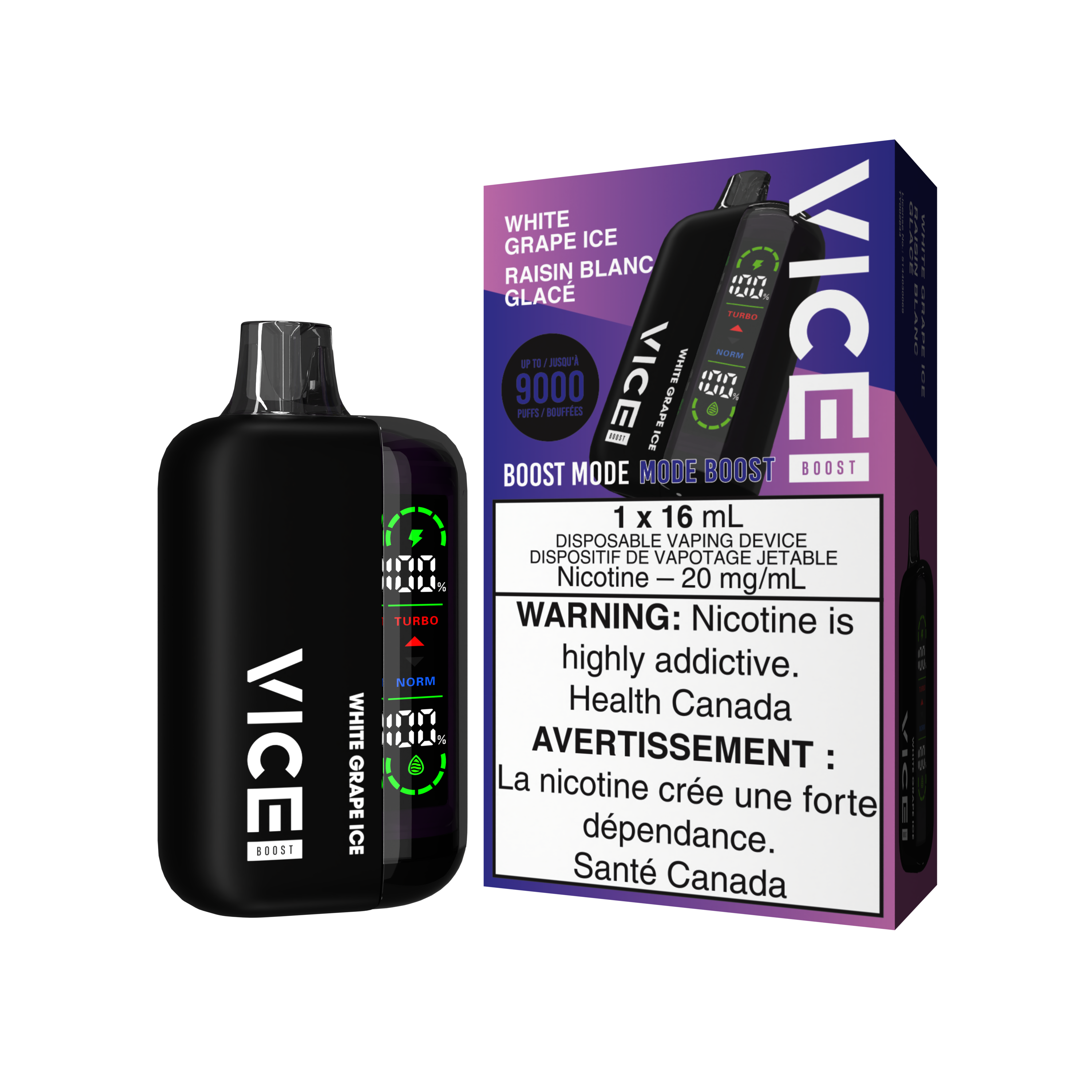 VICE Boost - Disposable E-Cig (PROVINCIAL) (9000 Puffs)