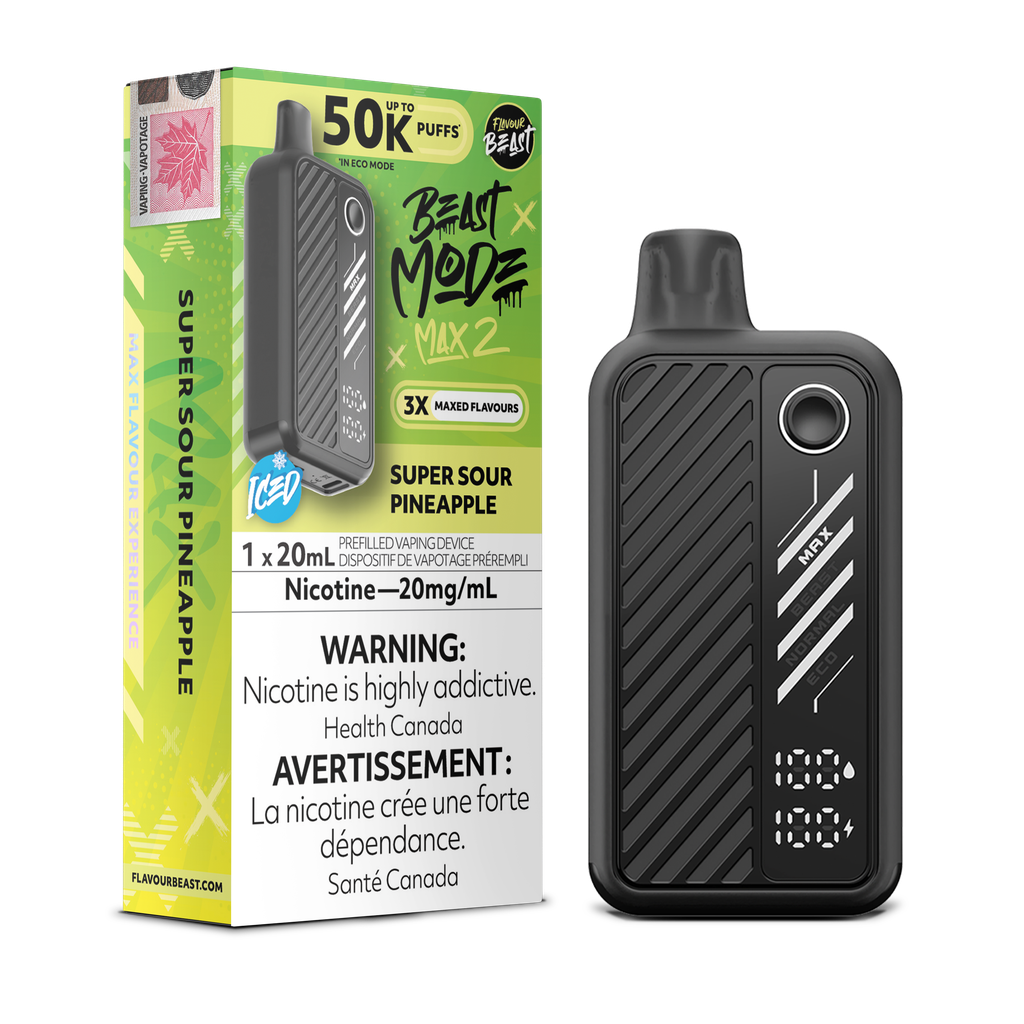 Flavour Beast Mode Max 2 - Disposable E-Cig (PROVINCIAL) (50k Puffs)
