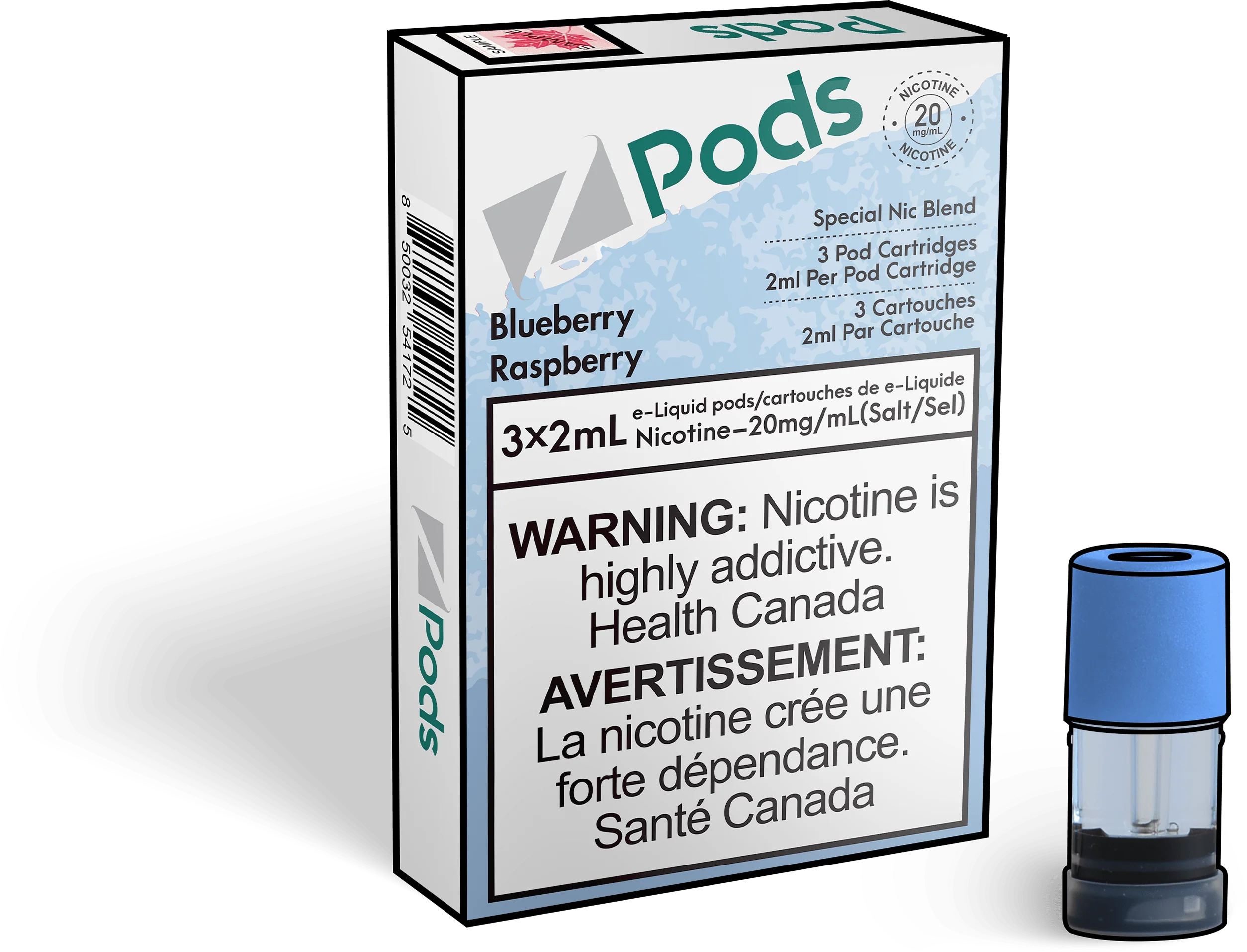 Z Pods - Blue Raspberry (PROVINCIAL)