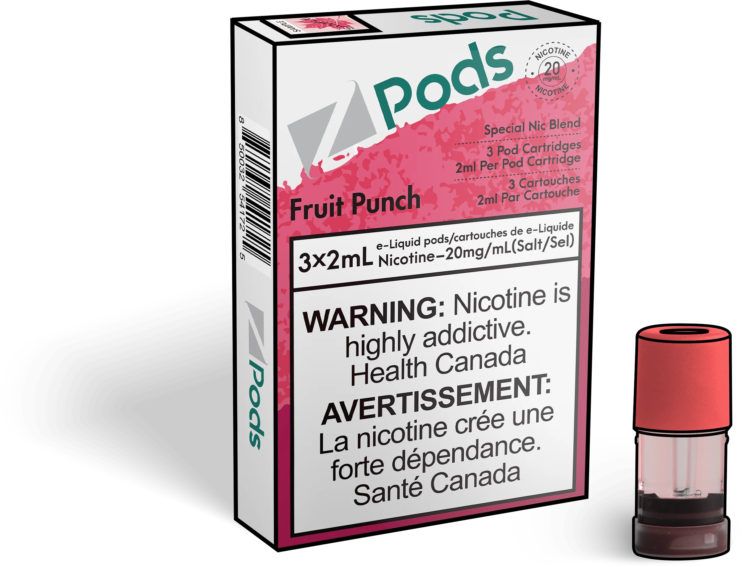 Z Pods - Fruit Nectar / Fruit Punch (PROVINCIAL)