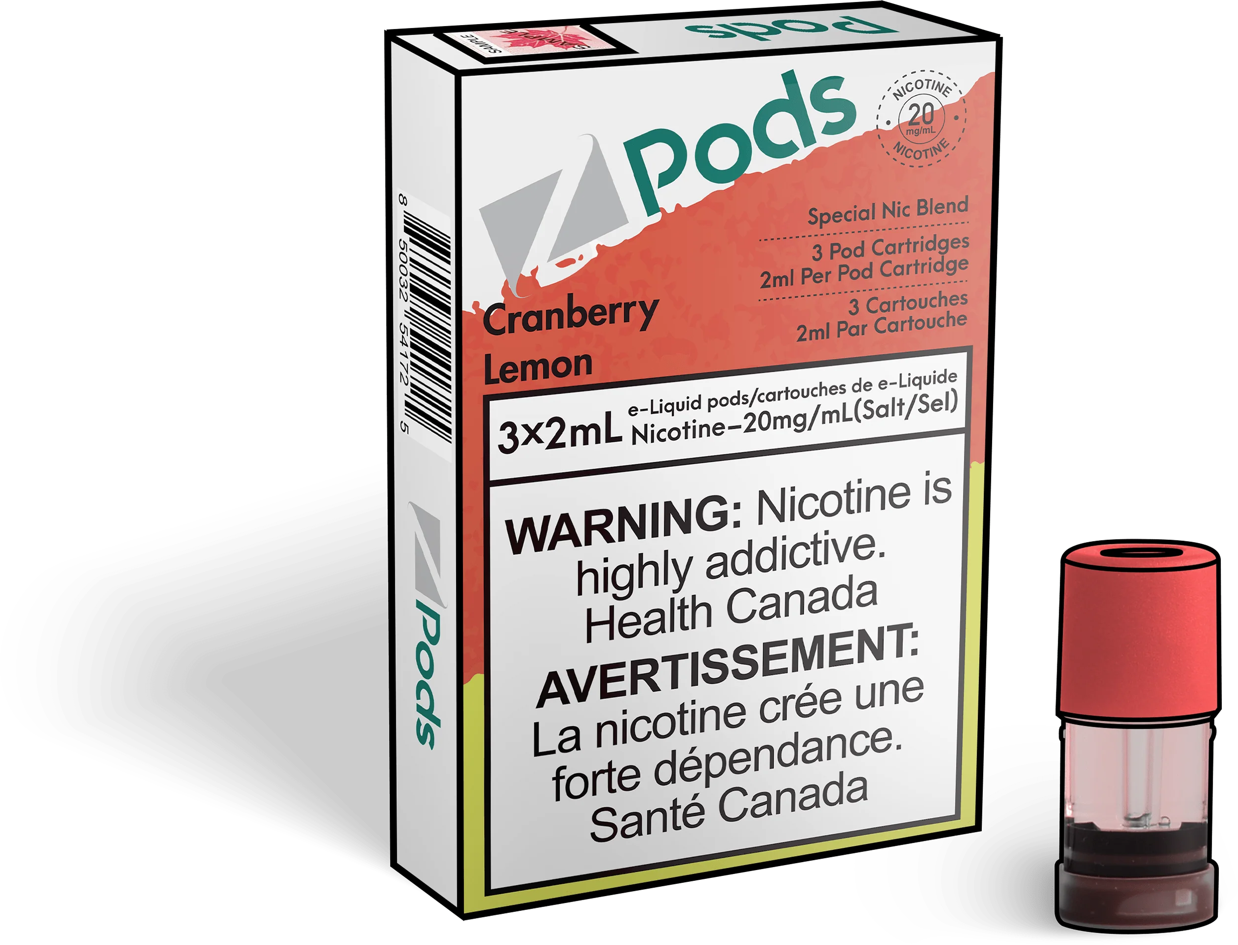 Z Pods - Cranberry Lemon (PROVINCIAL)