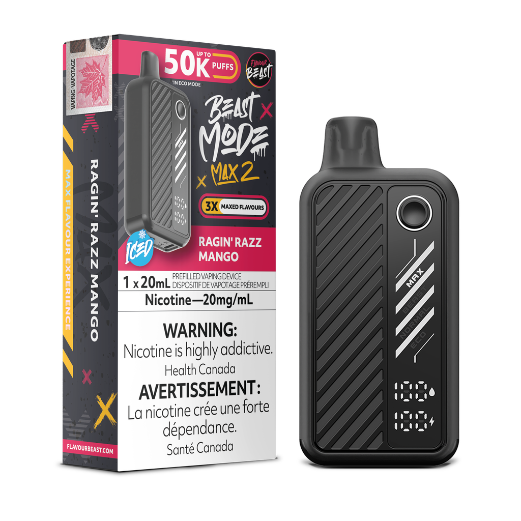 Flavour Beast Mode Max 2 - Disposable E-Cig (PROVINCIAL) (50k Puffs)