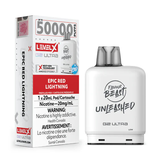 Level X - Flavour Beast Unleashed G2 Ultra Pods (50K Puffs) (PROVINCIAL)