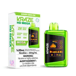 Kraze HD Mega - Disposable E-Cig (PROVINCIAL) (20k Puffs)