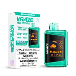 Kraze HD Mega - Disposable E-Cig (PROVINCIAL) (20k Puffs)