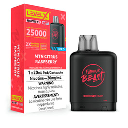 Niveau X - Capsules Flavour Beast Boost G2 (25 000 bouffées) (PROVINCIAL)