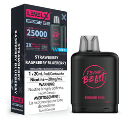 Niveau X - Capsules Flavour Beast Boost G2 (25 000 bouffées) (PROVINCIAL)