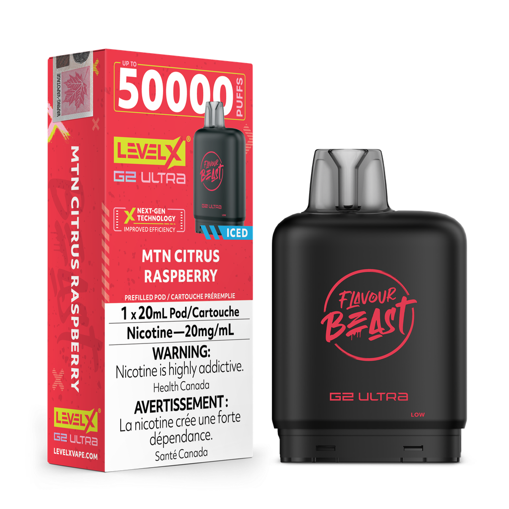 Niveau X - Ultra G2 Pods FB (50 000 bouffées) (PROVINCIAL)