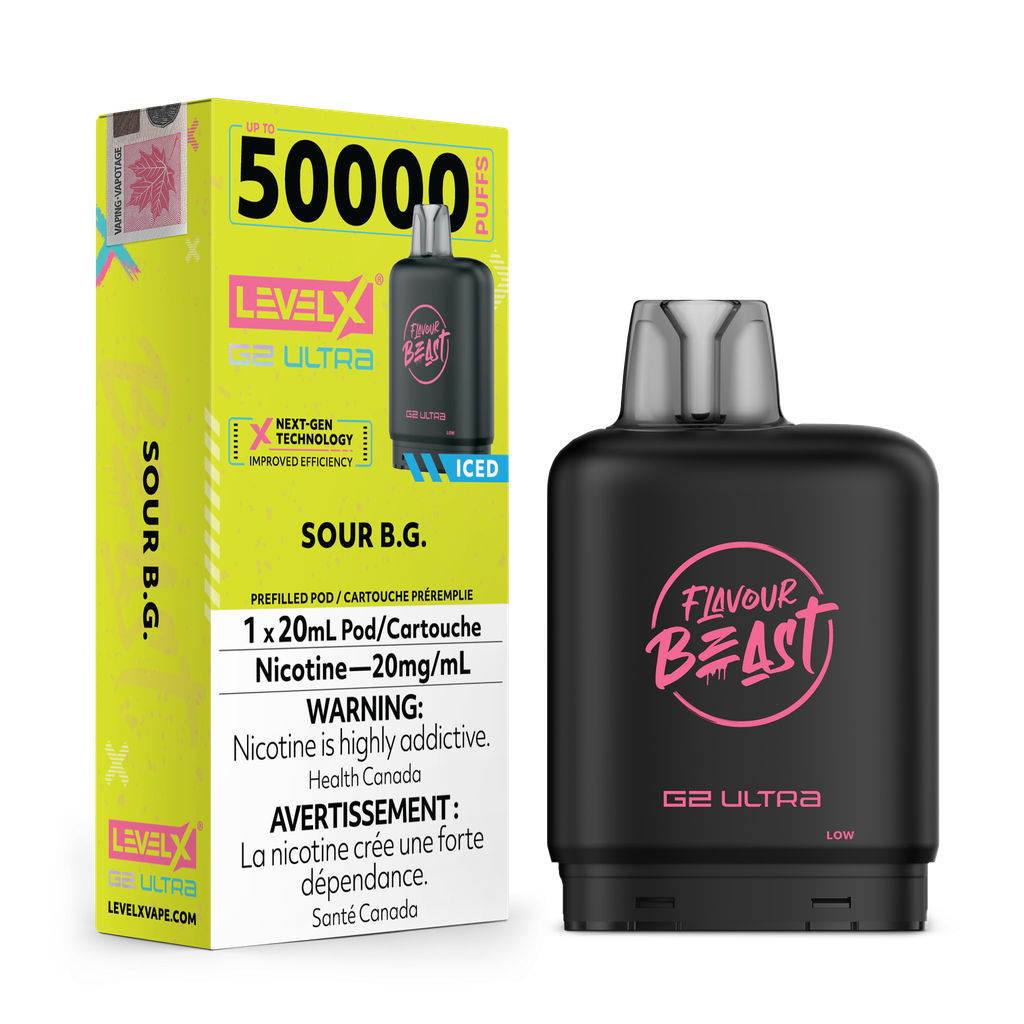 Niveau X - Ultra G2 Pods FB (50 000 bouffées) (PROVINCIAL)
