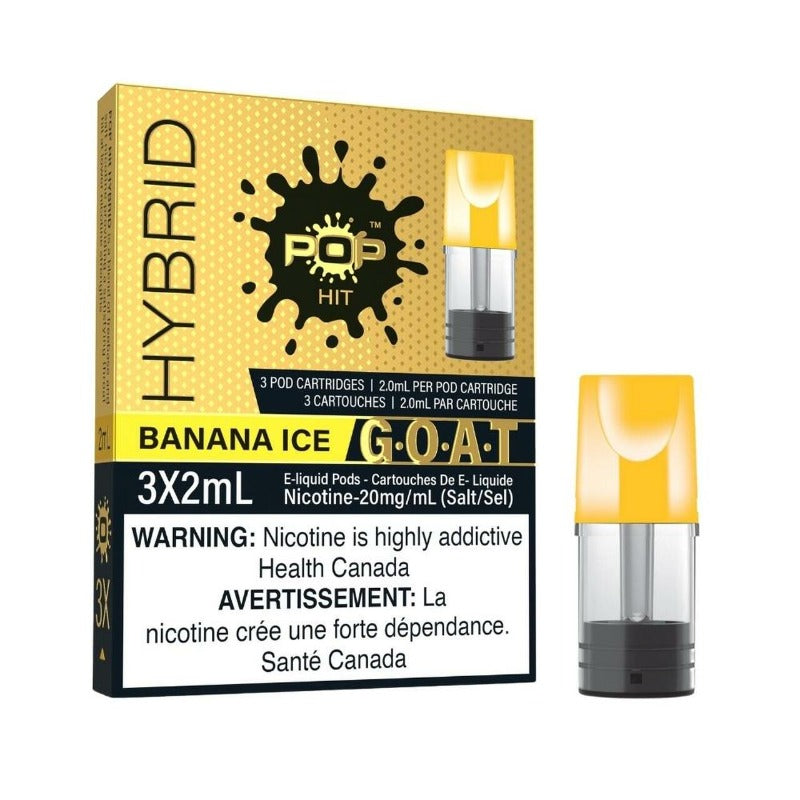 Pop Hybrid Pods - Banana Ice  (Compatible with STLTH) (PROVINCIAL)