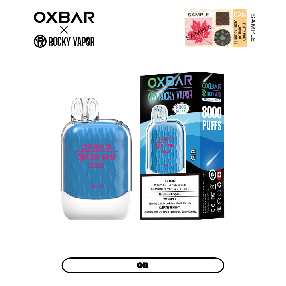 Oxbar G8000 - Disposable E-Cig (8000 Puffs)