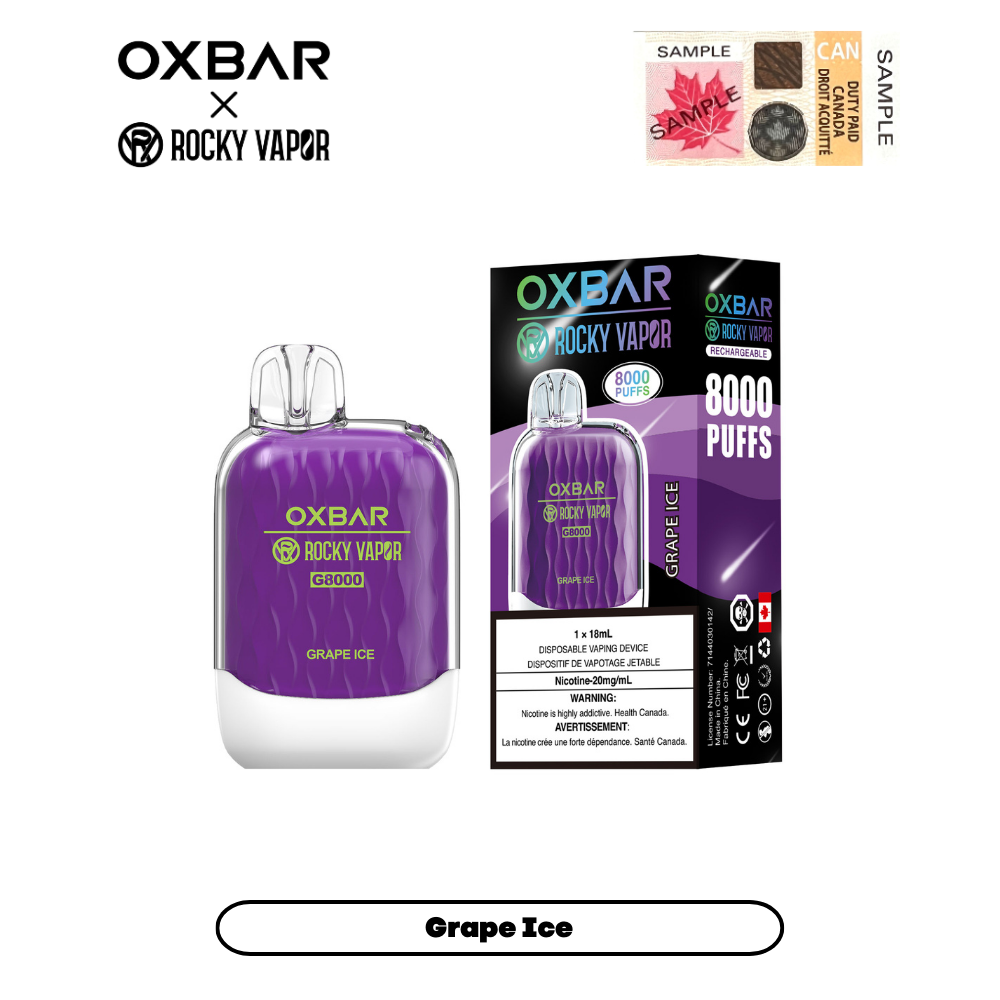 Oxbar G8000 - Disposable E-Cig (8000 Puffs)