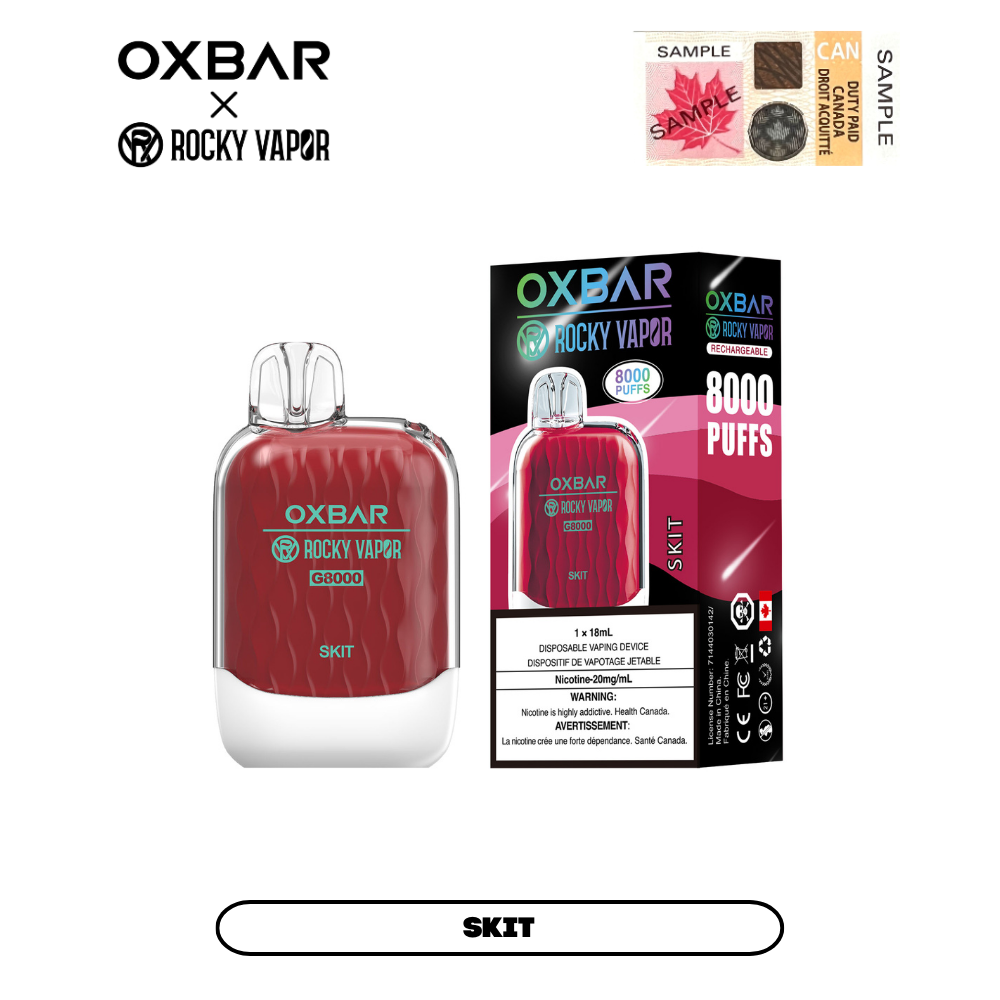 Oxbar G8000 - Disposable E-Cig (8000 Puffs)